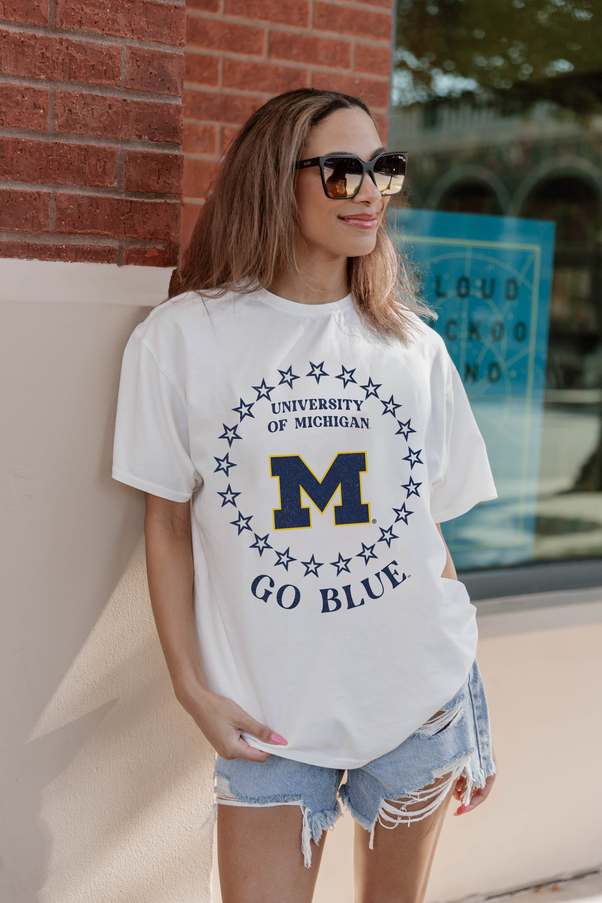 Premium Michigan Wolverines Oversized Crewneck Tee - Ultimate Comfort & Style