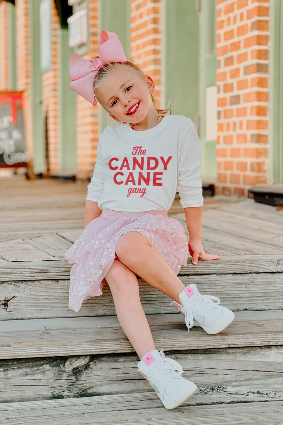 Premium Candy Cane Gang Holiday Toddler Tee - Festive & Cozy