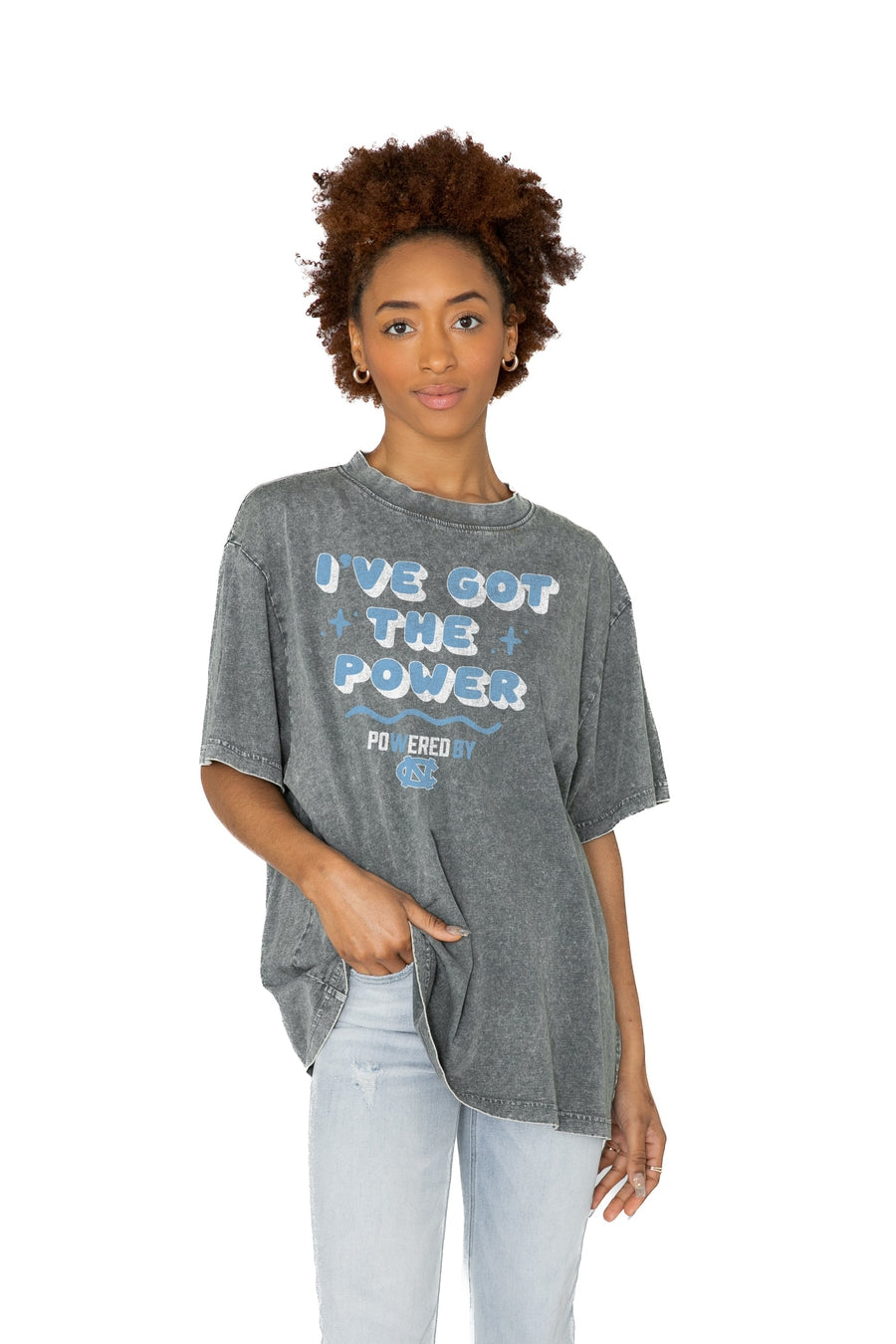 Premium North Carolina Tar Heels Oversized Crewneck Tee - Ultimate Comfort & Style