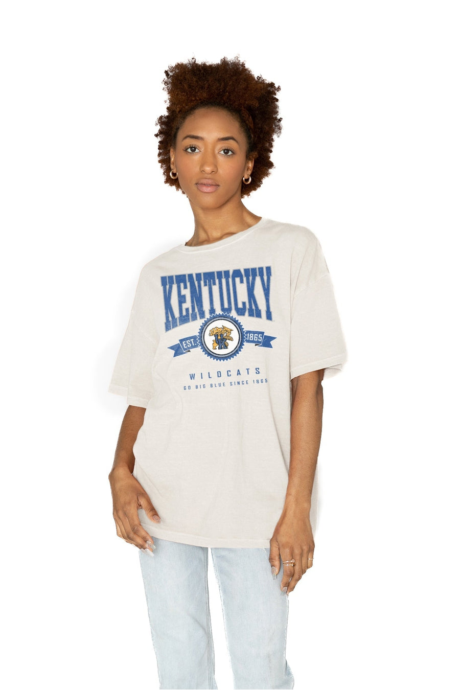 Premium Kentucky Wildcats Oversized Crewneck Tee - Ultimate Comfort & Style