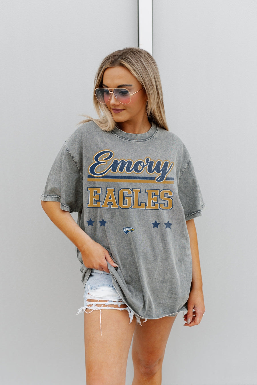 Premium EMORY EAGLES Oversized Crewneck Tee - Ultimate Comfort & Style