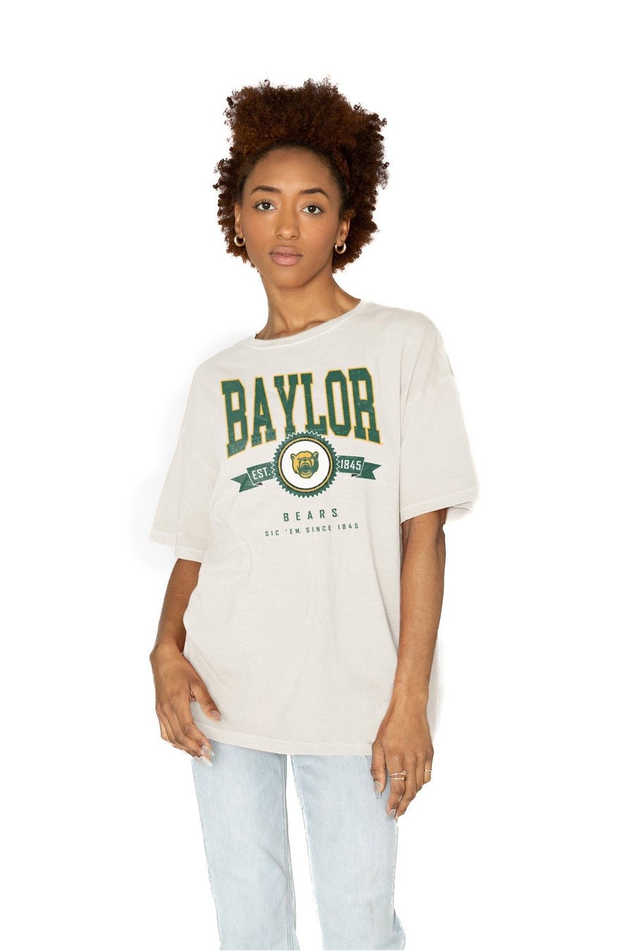 BAYLOR BEARS ULTIMATE OVERSIZED CREW NECK TEE - PREMIUM COMFORT & STYLE