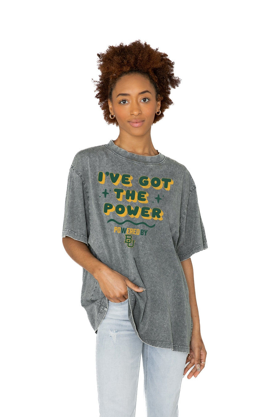 BAYLOR BEARS Ultimate Power Oversized Crewneck Tee