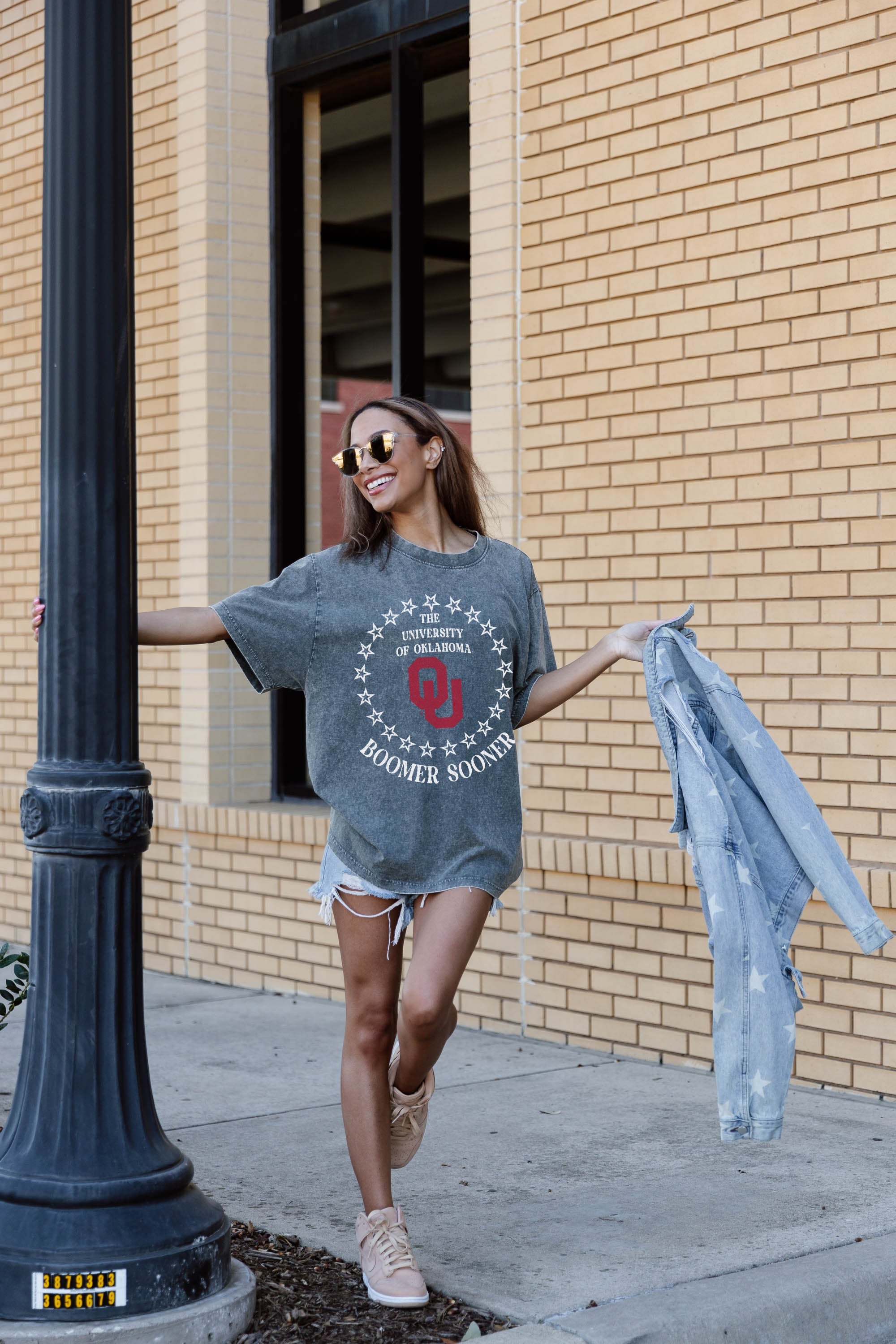 Premium Oklahoma Sooners Oversized Crewneck Tee - Ultimate Comfort & Style