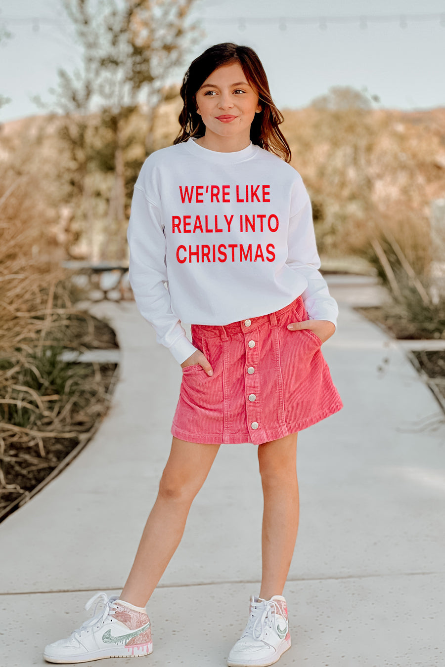 Premium Christmas Embellished Crew Sweatshirt for Kids - Ultimate Cozy Comfort