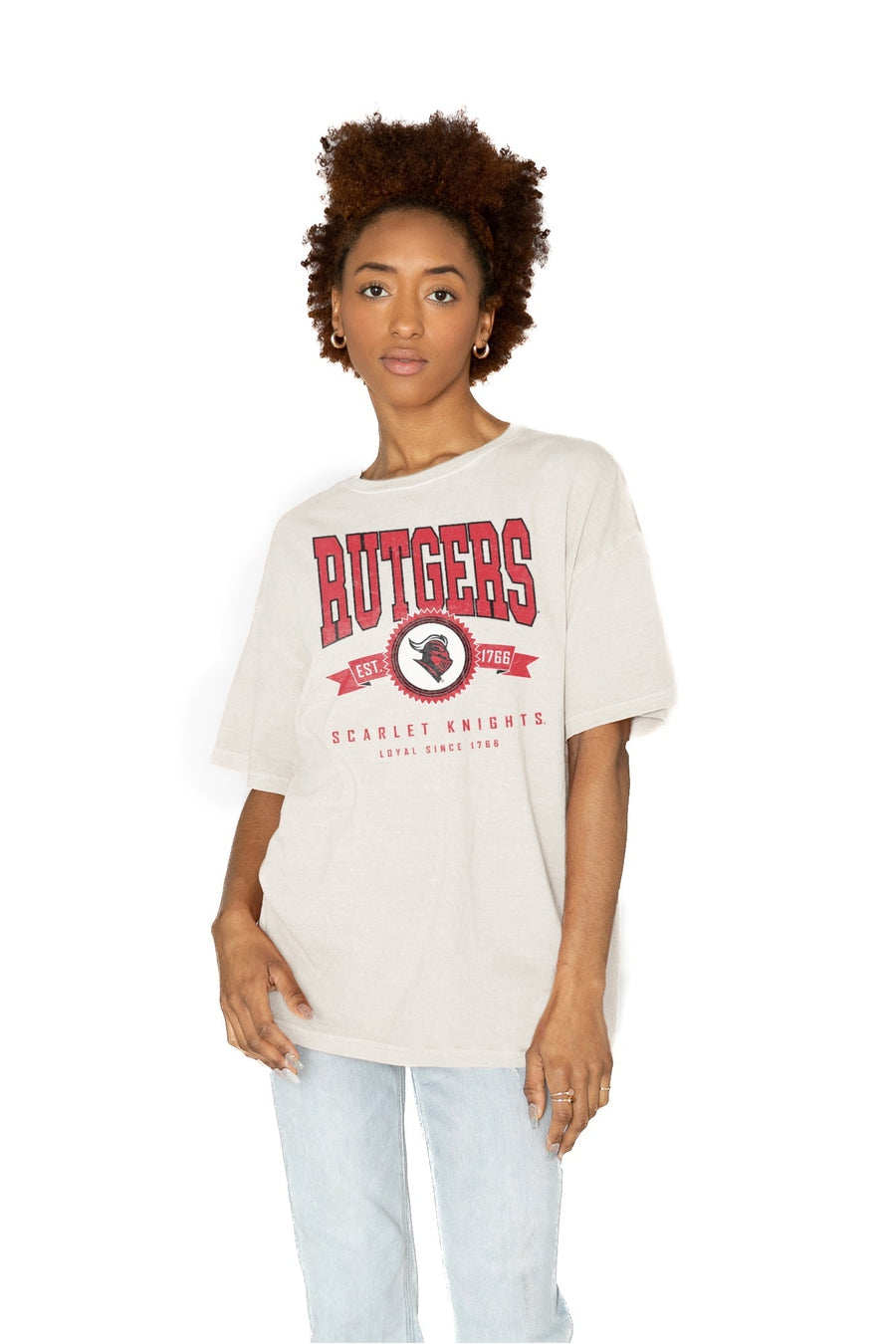 Rutgers Scarlet Knights Ultimate Oversized Crewneck Tee
