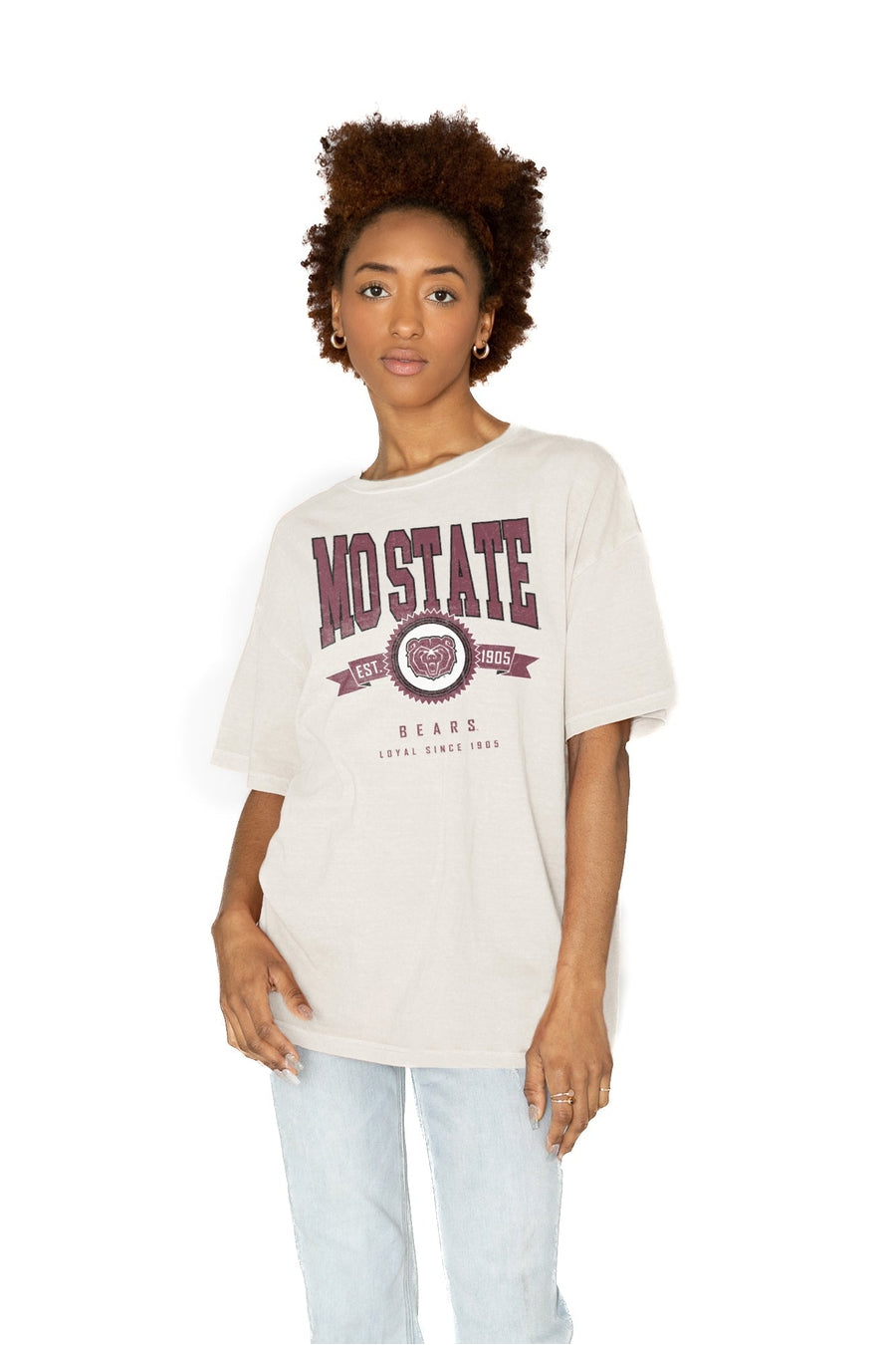 Premium Missouri State Bears Oversized Crewneck Tee - Ultimate Comfort & Style