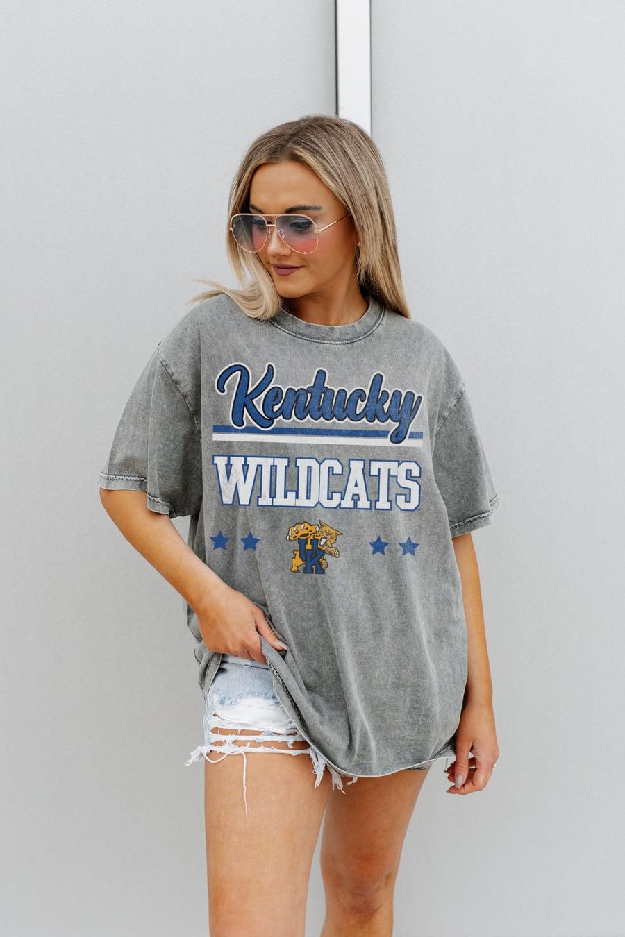 Premium Kentucky Wildcats Oversized Crewneck Tee - Ultimate Comfort & Style