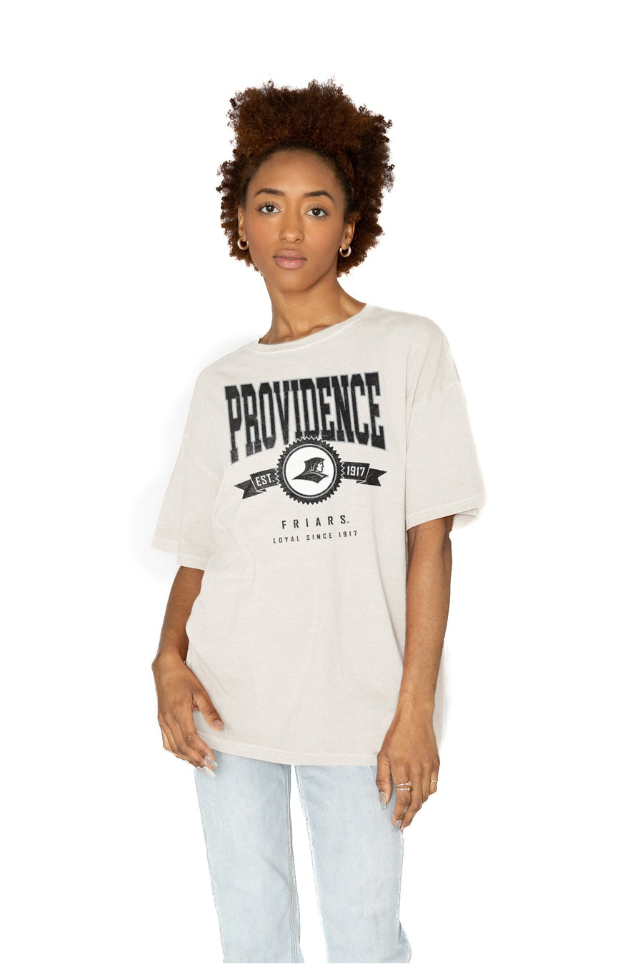 Premium Providence Friars Oversized Cotton Crewneck Tee