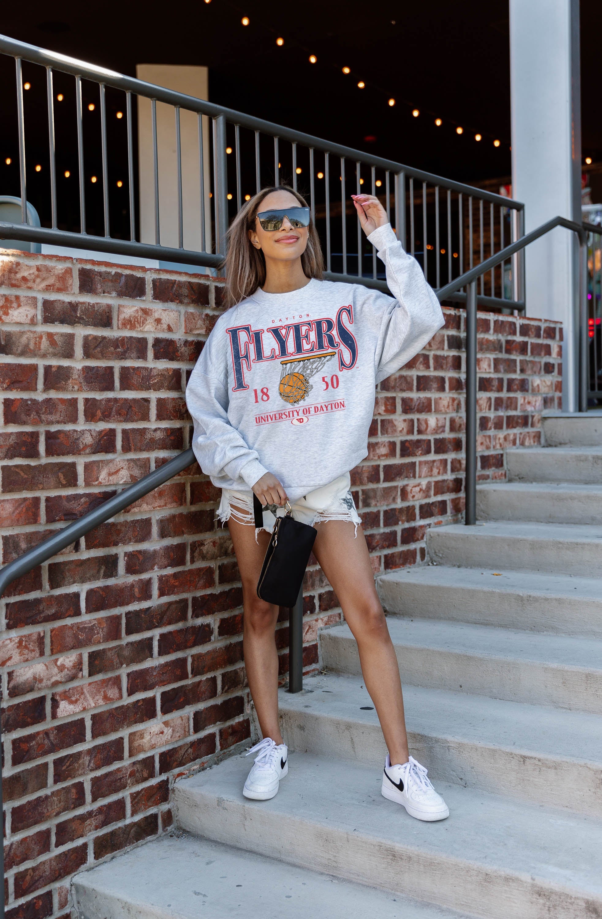 Premium Dayton Flyers Drop Shoulder Fleece Pullover - Ultimate Comfort & Style