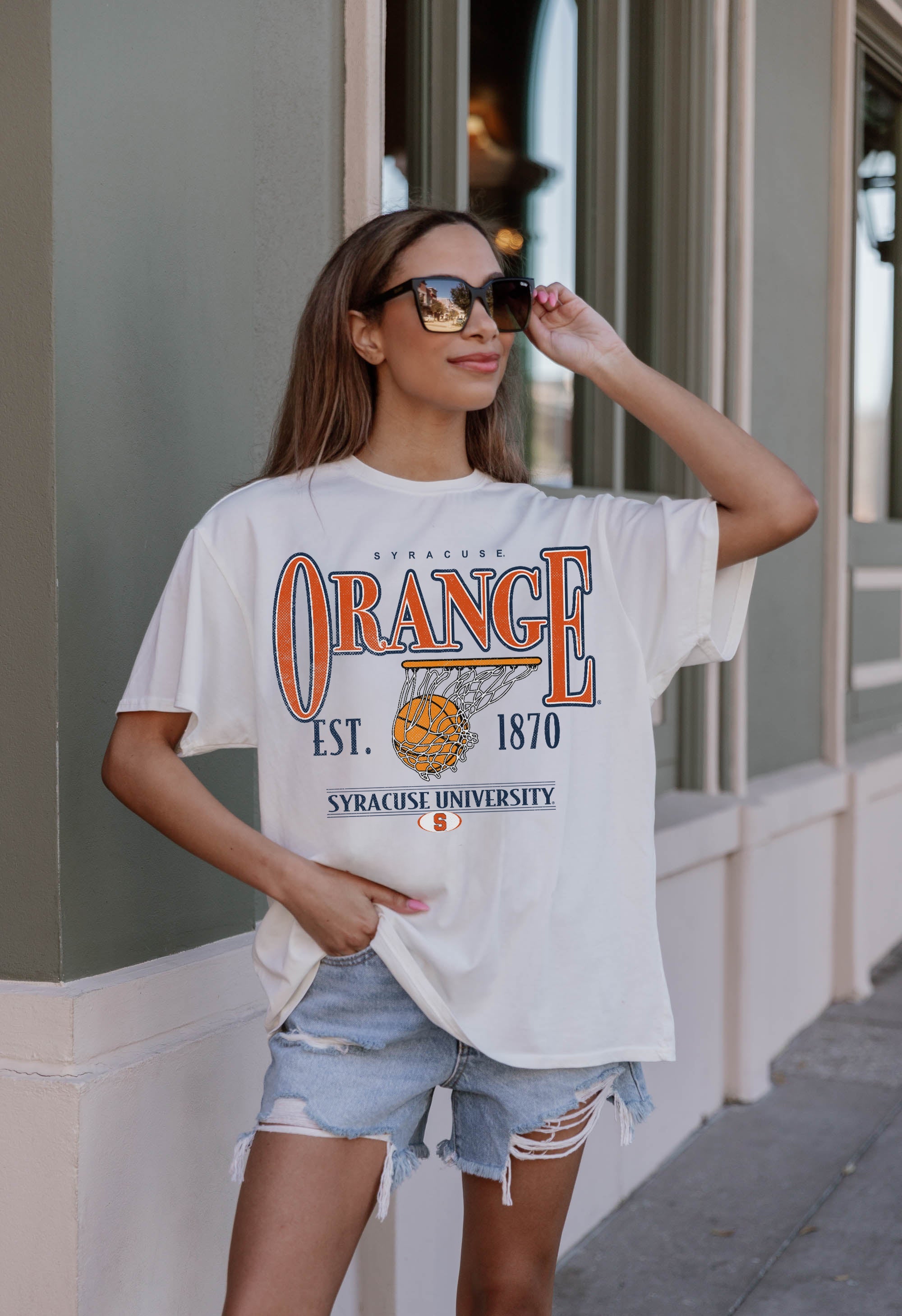 Premium Syracuse Orange Oversized Crewneck Tee - Ultimate Comfort & Style