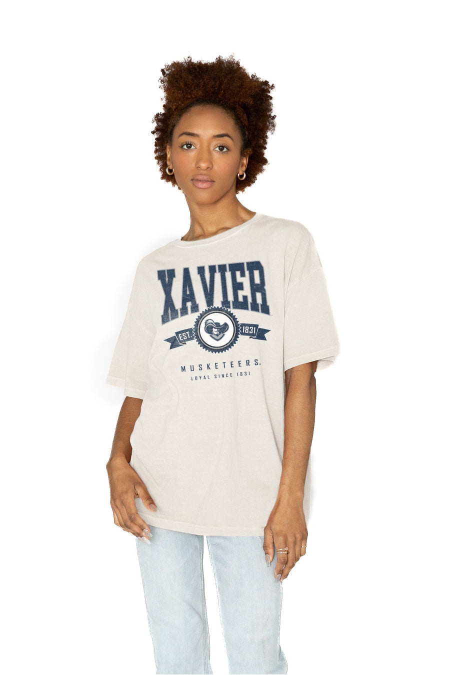 Ultimate Xavier Musketeers Oversized Crewneck Tee - Premium Cotton Comfort