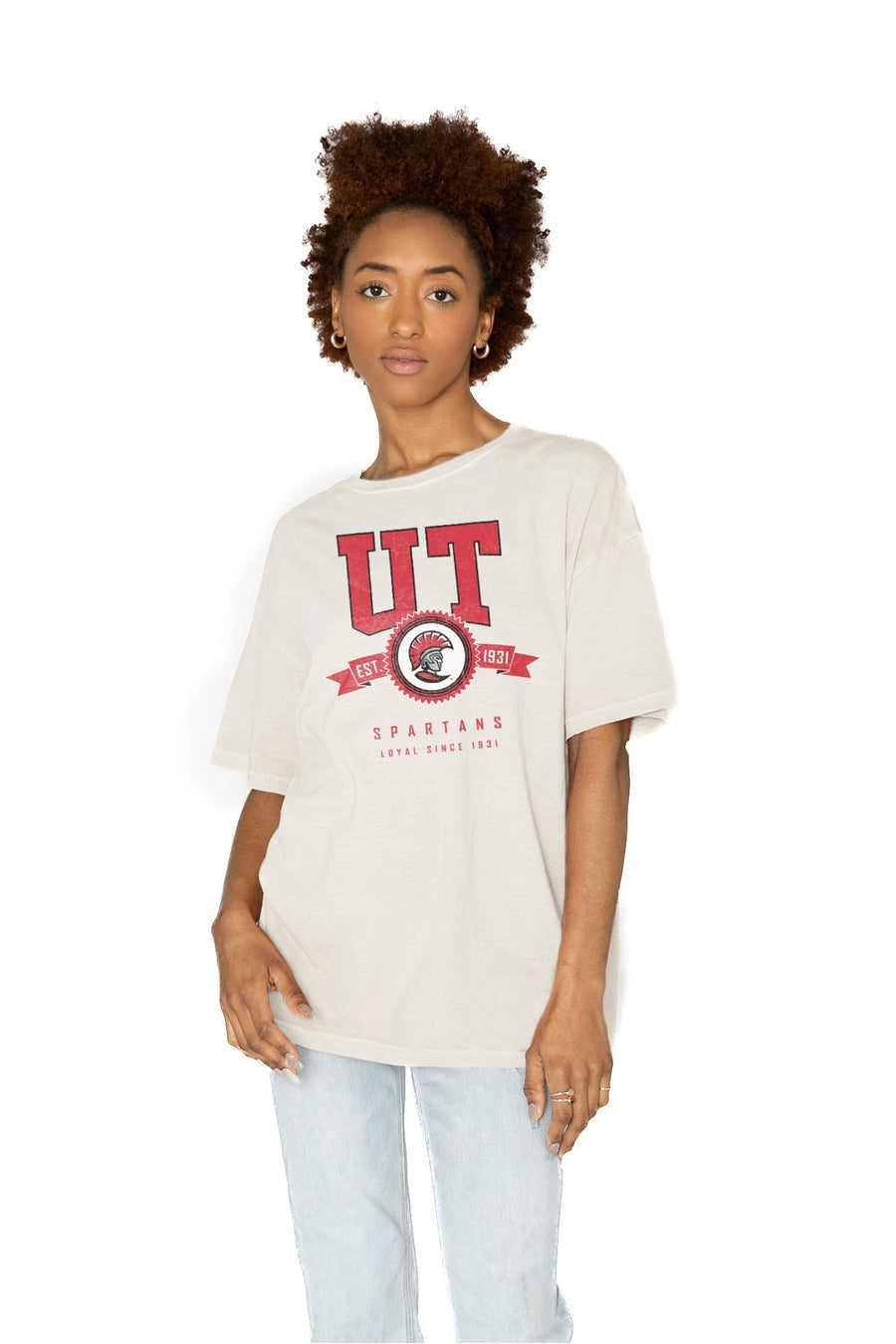 Premium Tampa Spartans Oversized Crewneck Tee - Ultimate Comfort & Style