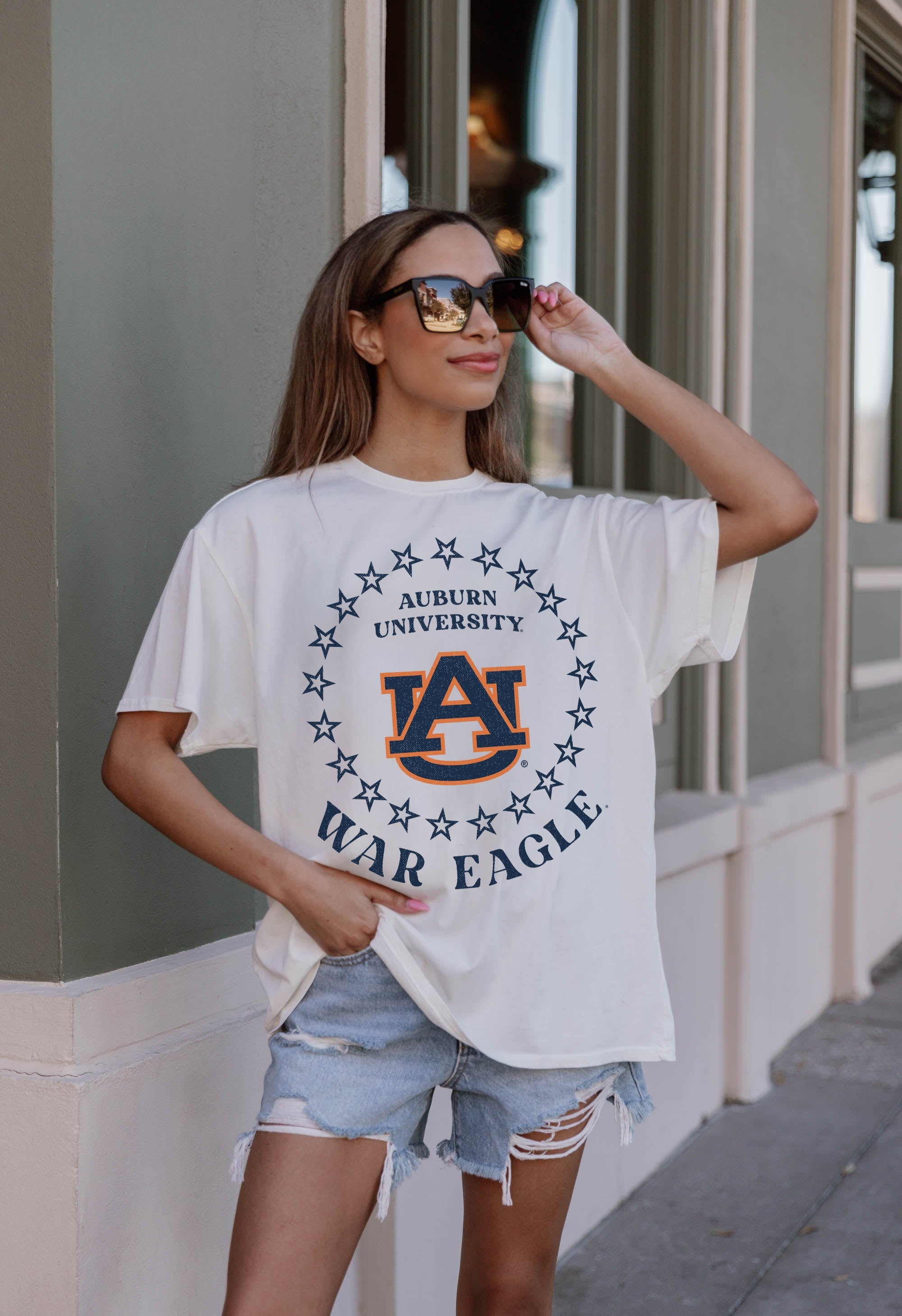 Ultimate Auburn Tigers Oversized Crewneck Tee - Premium Comfort & Style