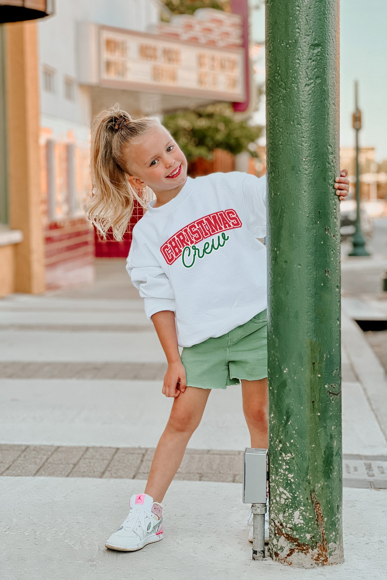 Premium Christmas Crew Sweatshirt for Kids - Cozy Holiday Style