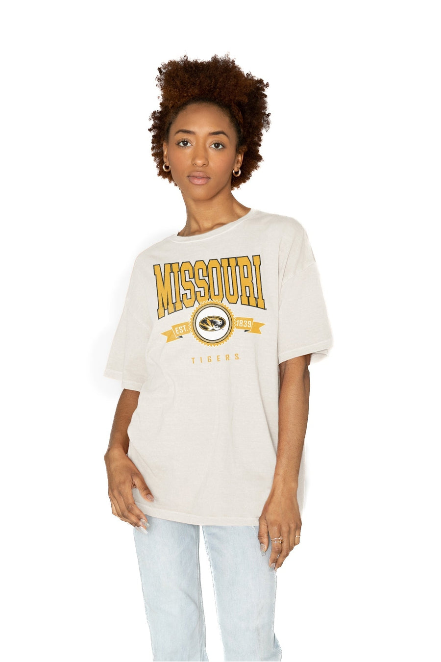 Premium Missouri Tigers Oversized Cotton Crewneck Tee - Ultimate Comfort & Style