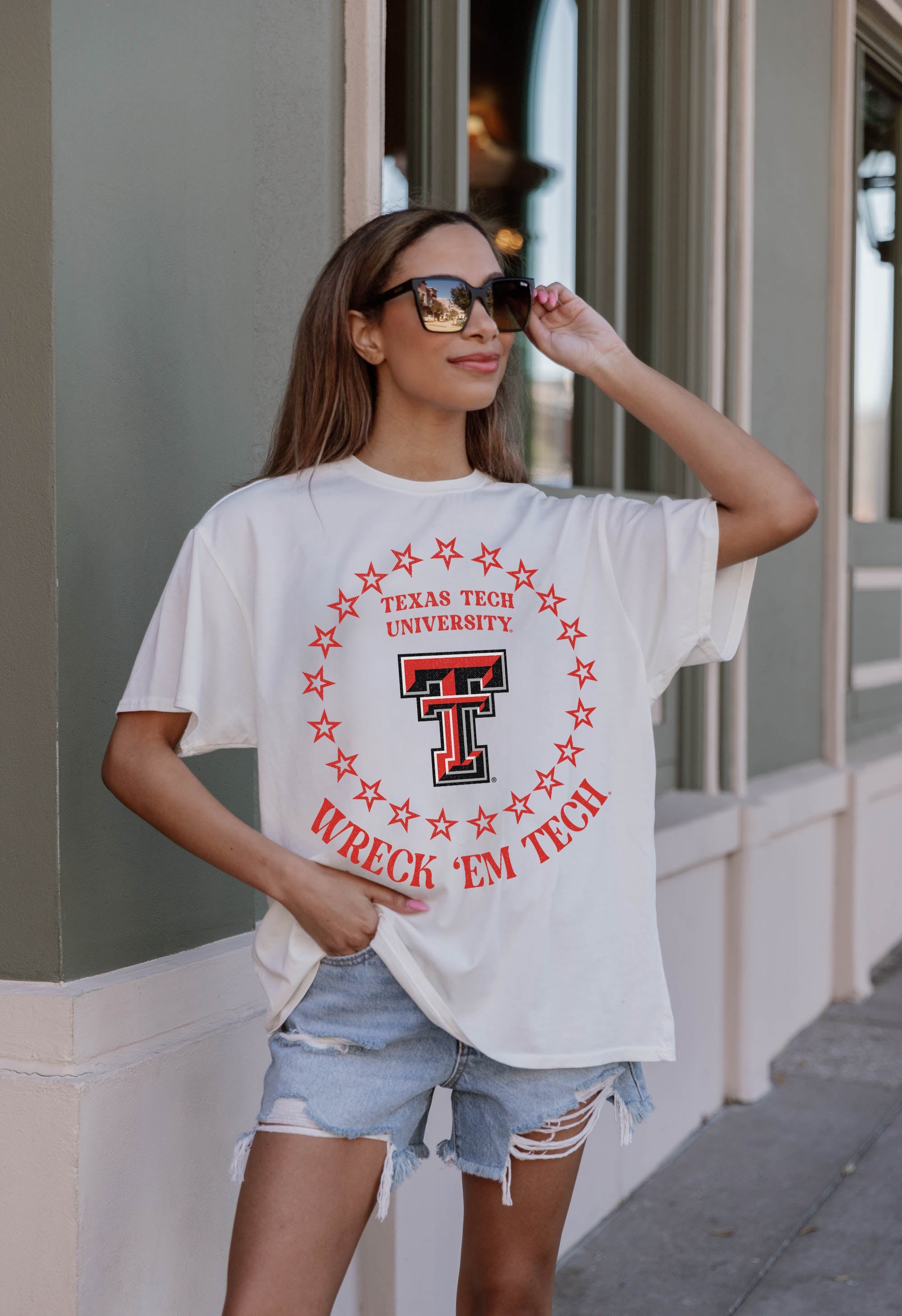 Premium Texas Tech Red Raiders Oversized Crewneck Tee – Ultimate Comfort & Style