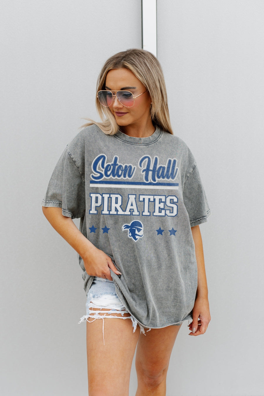 Ultimate Seton Hall Pirates Oversized Crewneck Tee - Premium Comfort & Style