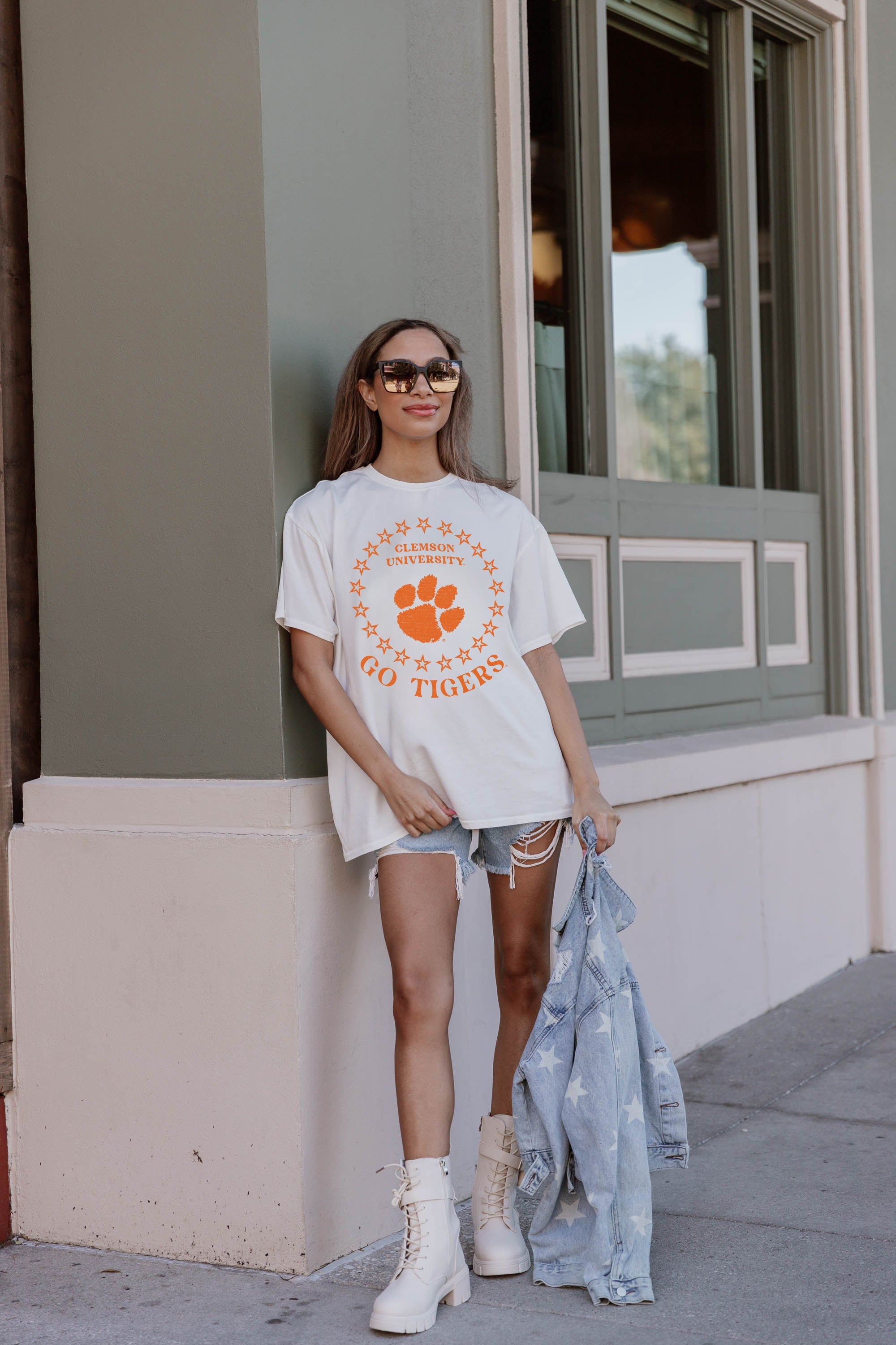 Ultimate CLEMSON TIGERS Oversized Crewneck Tee - Premium Comfort & Style