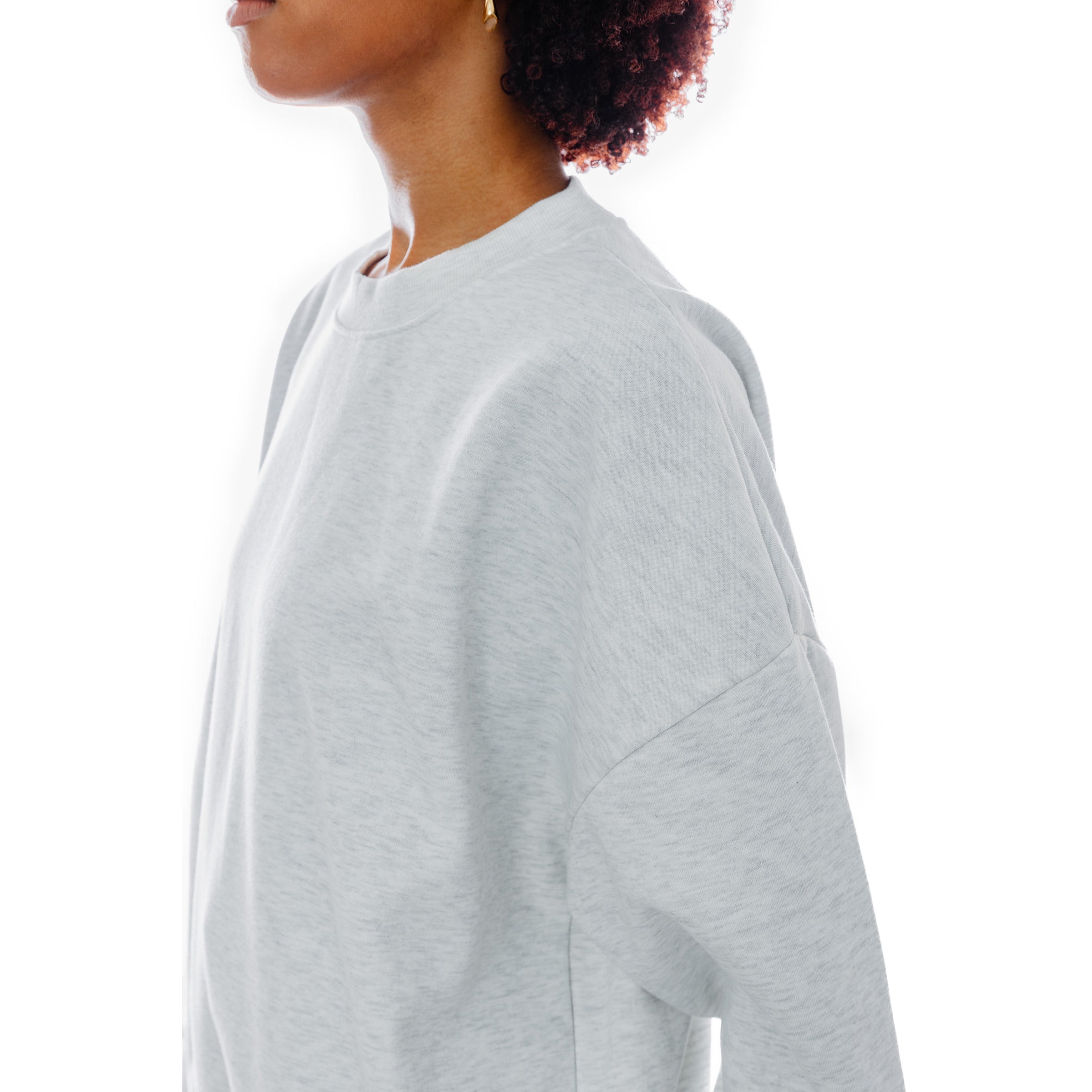 UCONN HUSKIES SIX-TIME CHAMPIONS ULTIMATE FLEECE DROP SHOULDER CREWNECK SWEATSHIRT